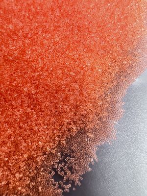ποιότητας  Orange Plastic Blasting Media 0.5mm  Round Polyamide Polishing Sands εργοστάσιο