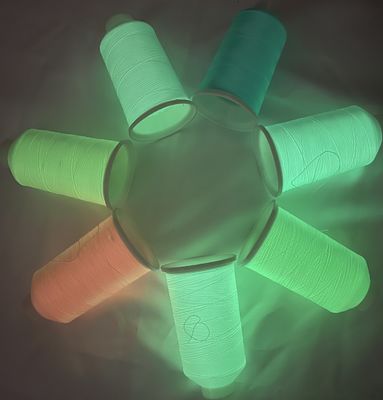 150D Glow In The Dark Yarn Crochet Πράσινο φωτεινό κεντήματα νήμα