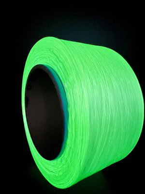 πράσινο Glow Yarn για crocheting 8 ώρες χρόνος λάμψης Προστασία του δέρματος