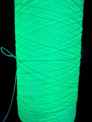 πράσινο Glow Yarn για crocheting 8 ώρες χρόνος λάμψης Προστασία του δέρματος