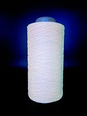 450D Diy Glow Yarn φυσικό λευκό φθοριστικό πλέξιμο φιλικό προς το περιβάλλον