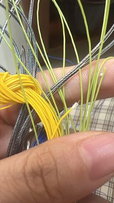 Πολυεστέρα επικαλυμμένο νήμα PVC Stirling νήμα Προσαρμόστε επικάλυψη νήμα ράψιμο κερασμένο νήμα