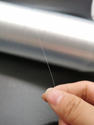 Τυλιγμένο μανίκι PET 0,25mm Μαύρο πολυεστέρας Αντιφλεγμονώδης μονοπλαστική κλωστή για κατοικίδια