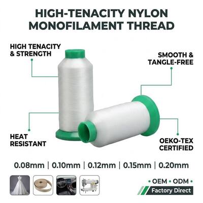60D 80D 100D 0.08MM 0.10MM 0.12MM 0.14MM Y Κωνικό Πολυαμιδικό Μονοΐνα Νήμα 100% Νάιλον Μονοΐνα Νήμα Μονο Νήμα Εργοστάσιο