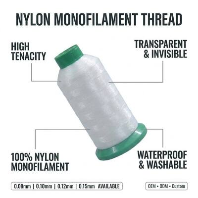 60D 80D 100D 0.08MM 0.10MM 0.12MM 0.14MM Y Κωνικό Πολυαμιδικό Μονοΐνα Νήμα 100% Νάιλον Μονοΐνα Νήμα Μονο Νήμα Εργοστάσιο